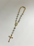 Silver Crystal Guardian Car Rosary