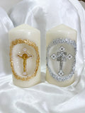 DUO cave candles (gold & silver)