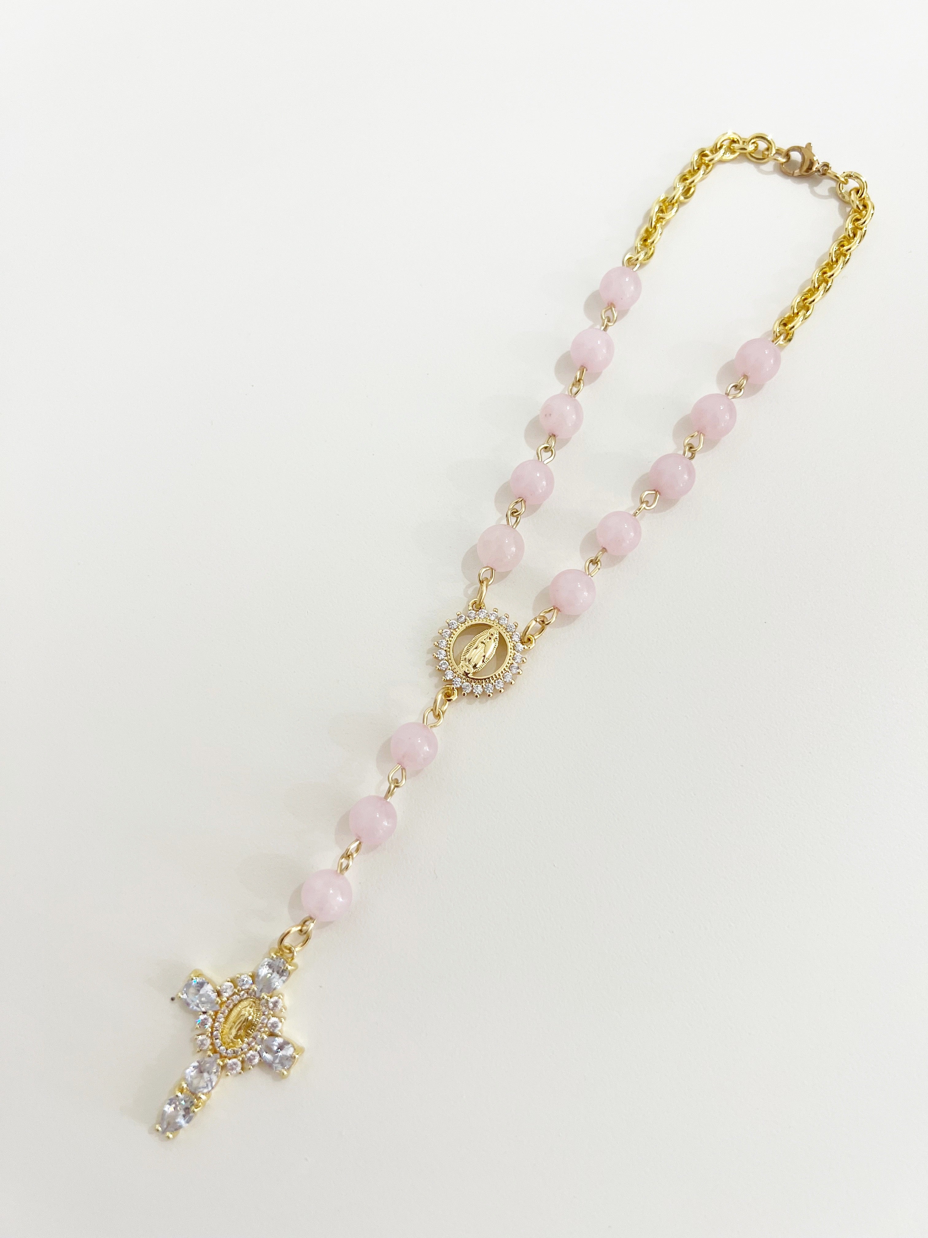 Rosa Mystica Car Rosary