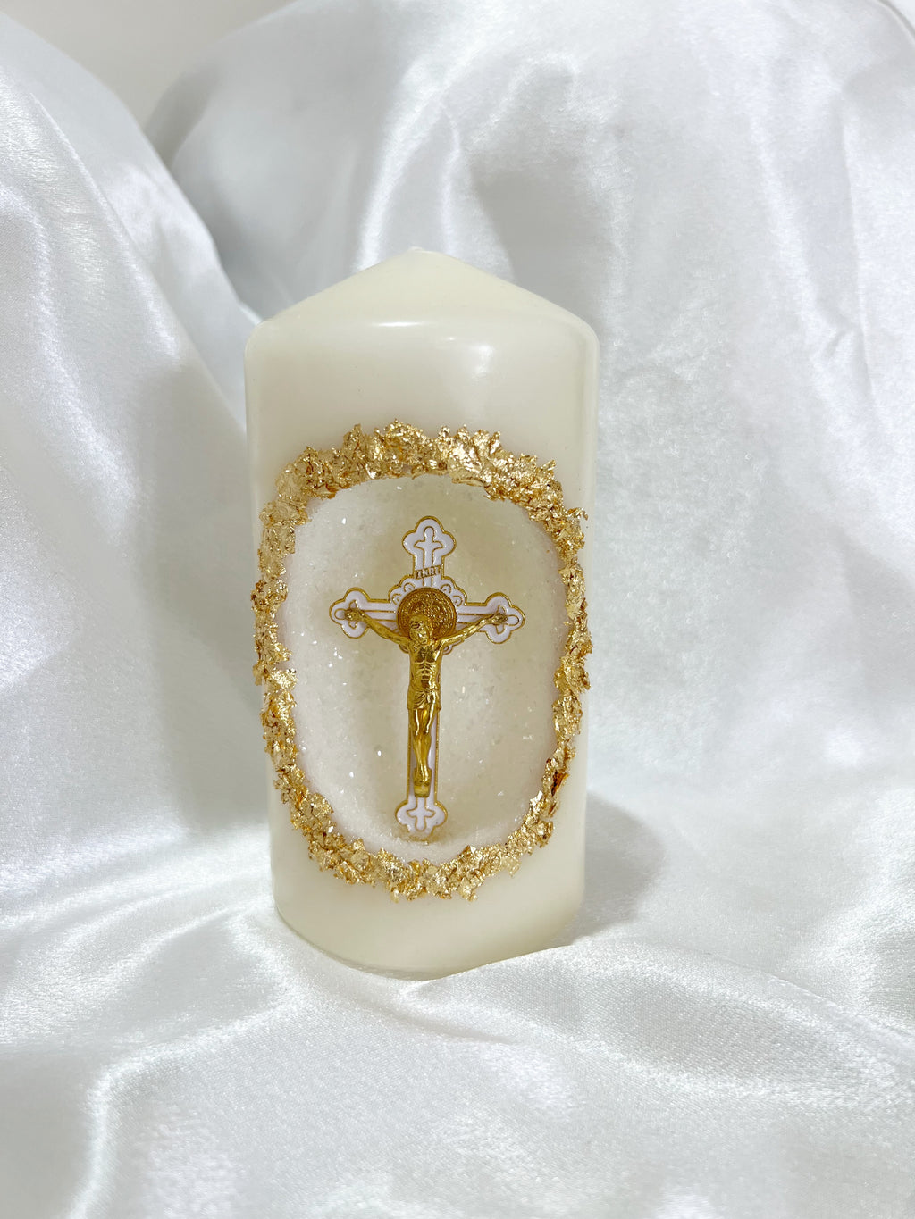 The Golden Cross Cave Candle