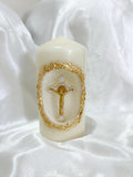 The Golden Cross Cave Candle