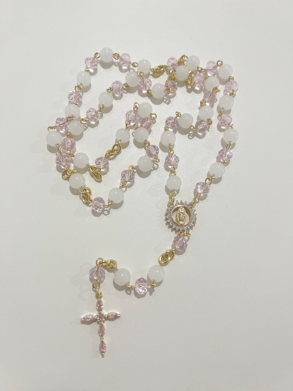 Heavenly Blush Full Rosary