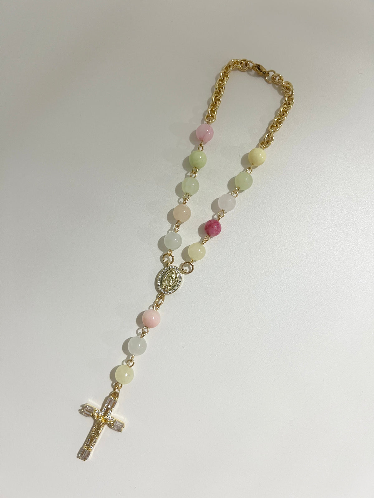 Pastel Paradise Car Rosary