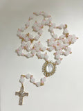 Blushing Madonna Full Rosary