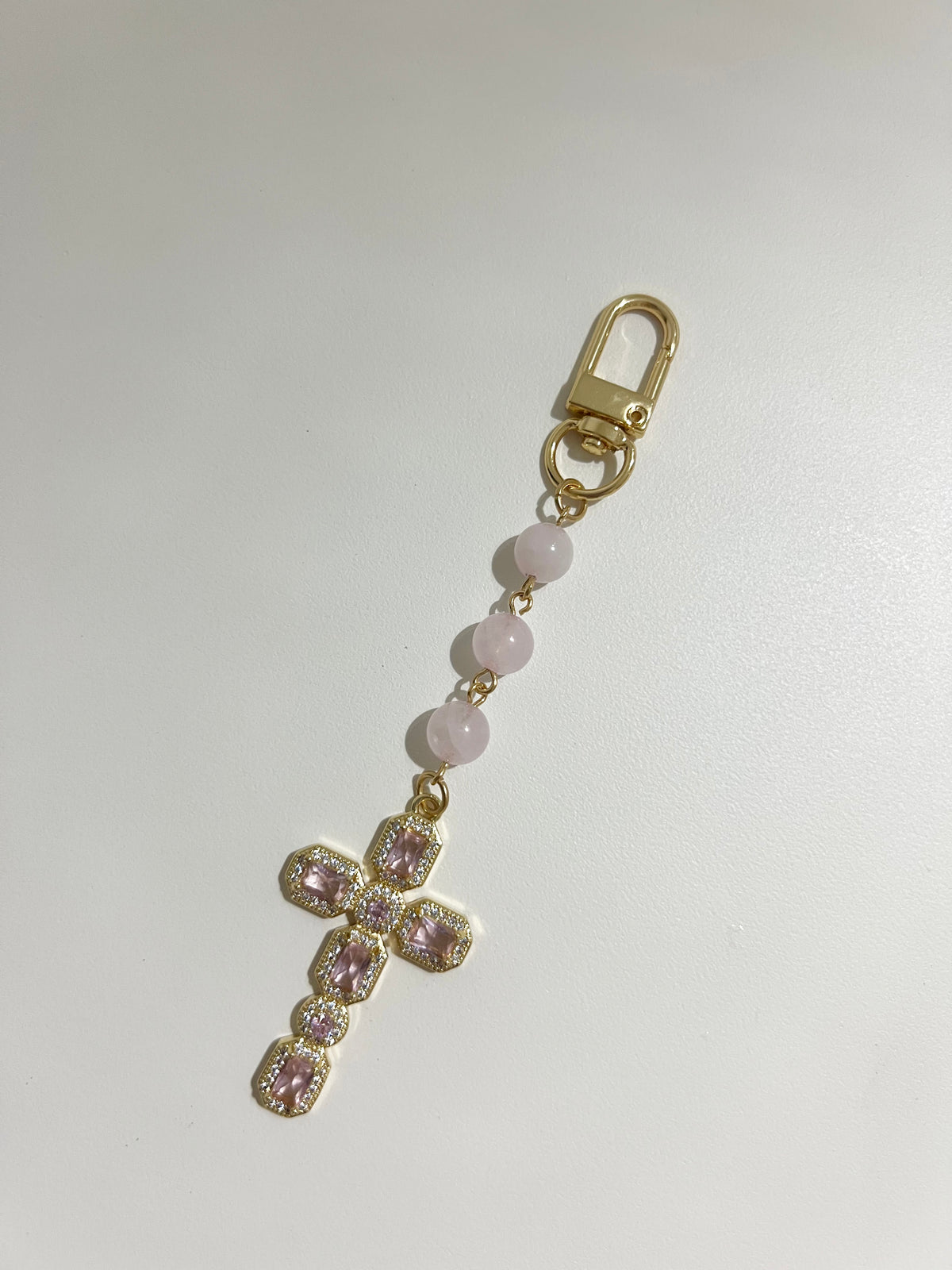 Rosy Reverence Keychain