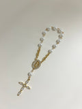 Golden Pearl Mini Rosary
