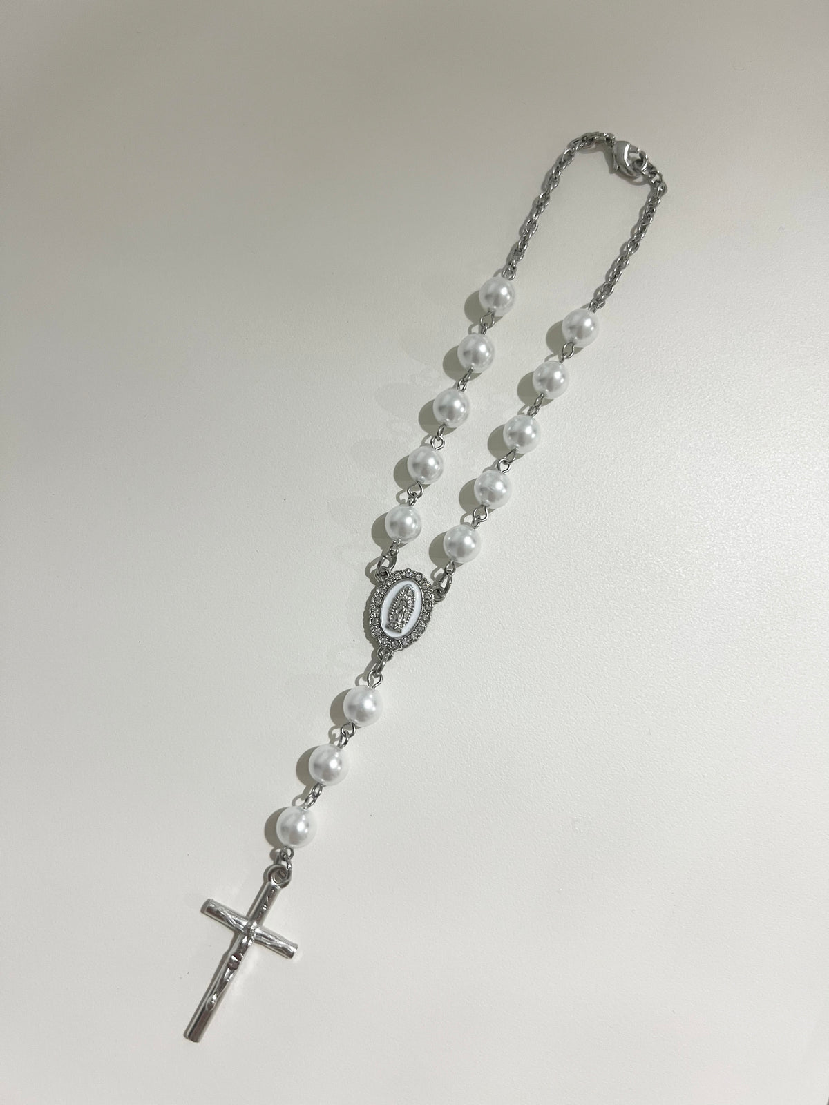 Pearls of Purity Car Rosary