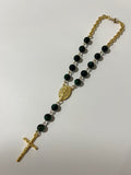Emerald Guardian Car Rosary