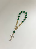 Emerald Grace Mini Rosary