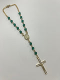 Emerald Grace Car rosary