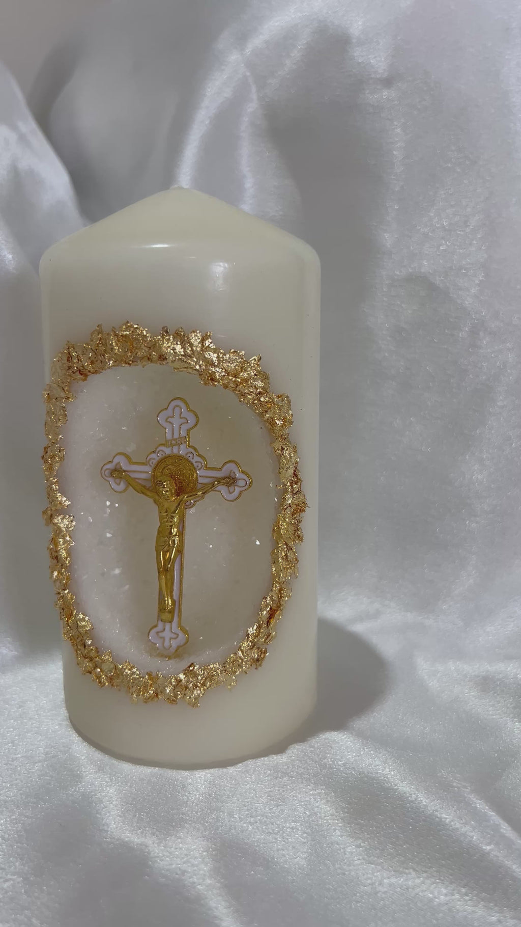 The Golden Cross Cave Candle